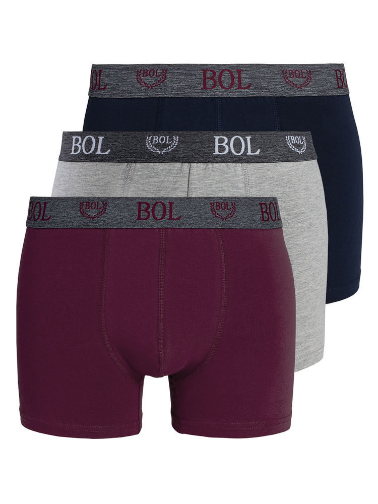 Комплект трусов боксеры BOL Men's, 3 шт #1