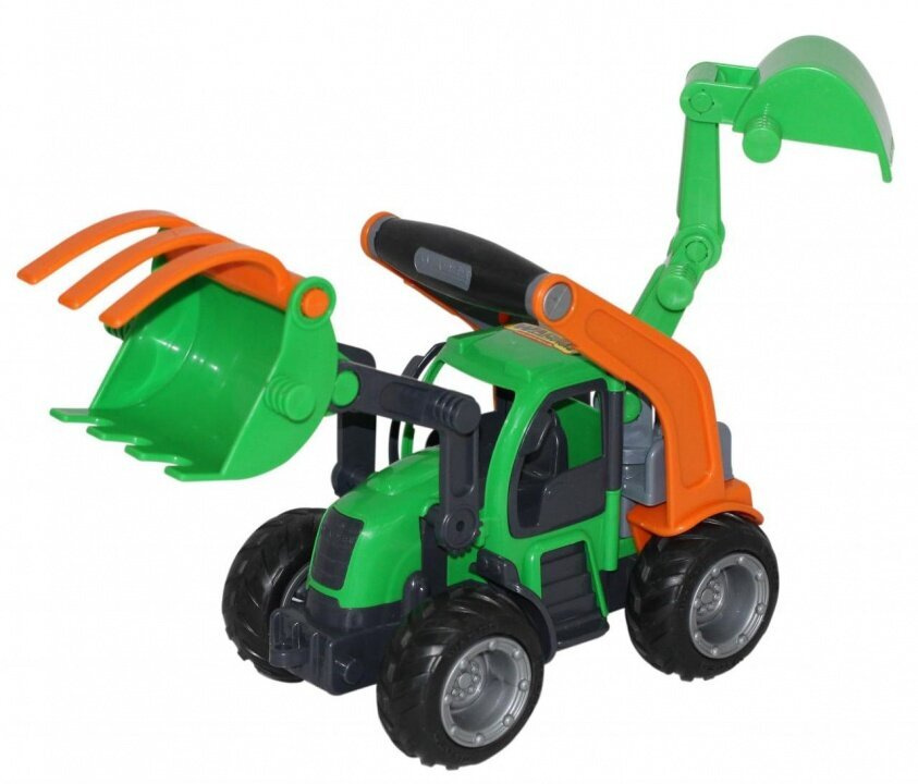 Трактор-погрузчик ГрипТрак с ковшом (в кор) 37374 - купить с доставкой ...