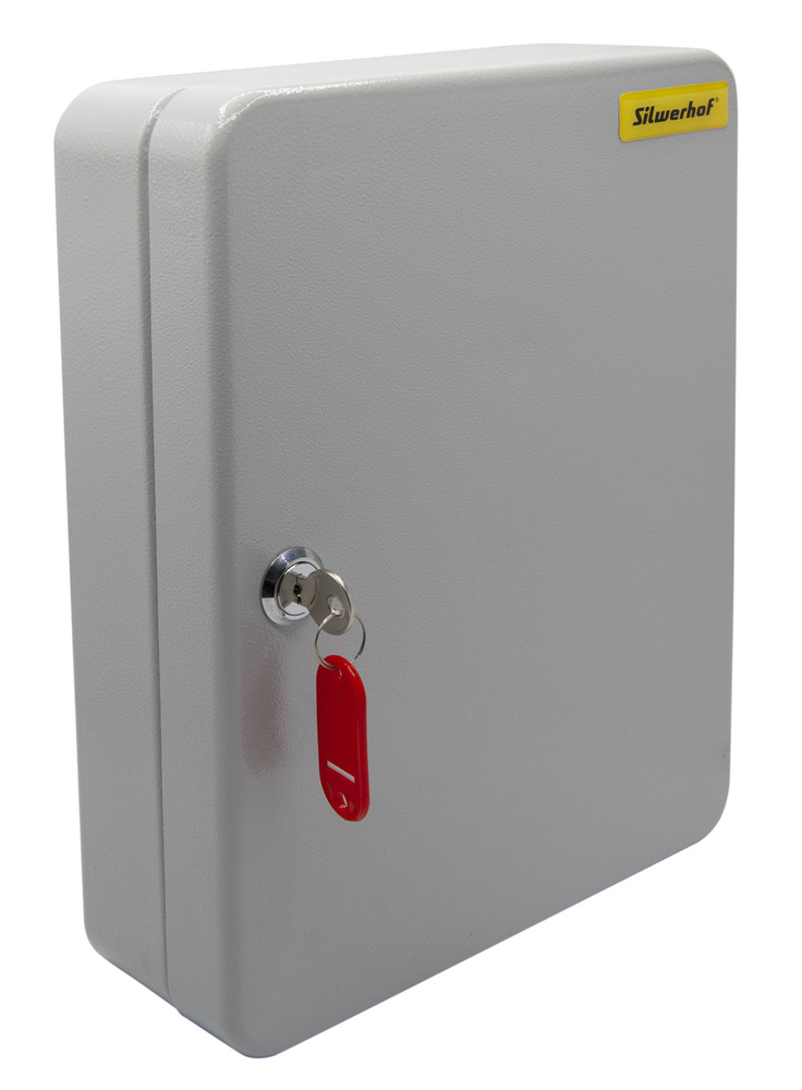 Шкафчик ключница настенный с бирками для ключей 90 шт в комплекте Silwerhof, металл 300 х 240 х 80 мм #1