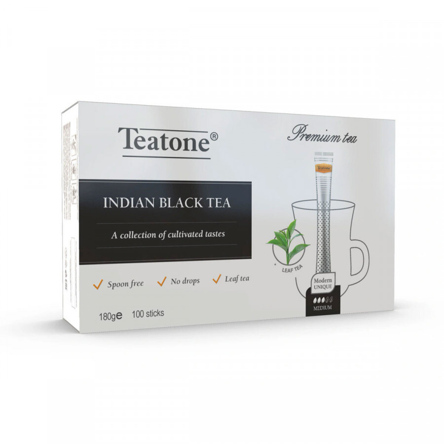 Чай в стиках Teatone Indian Black (индийский черный), 100шт #1