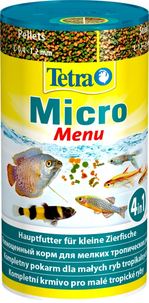Корм сухой для рыб Tetra Micro Menu 100мл (4 вида корма) #1