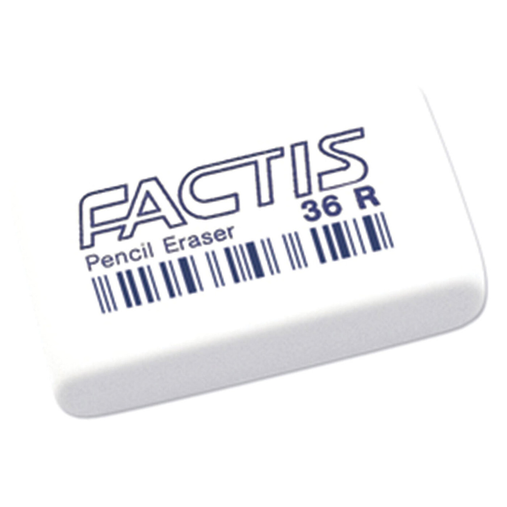 Резинка стирательная Factis прямоугольная, 40х24х9 мм, мягкая, синтетический каучук (CNF36RB)  #1