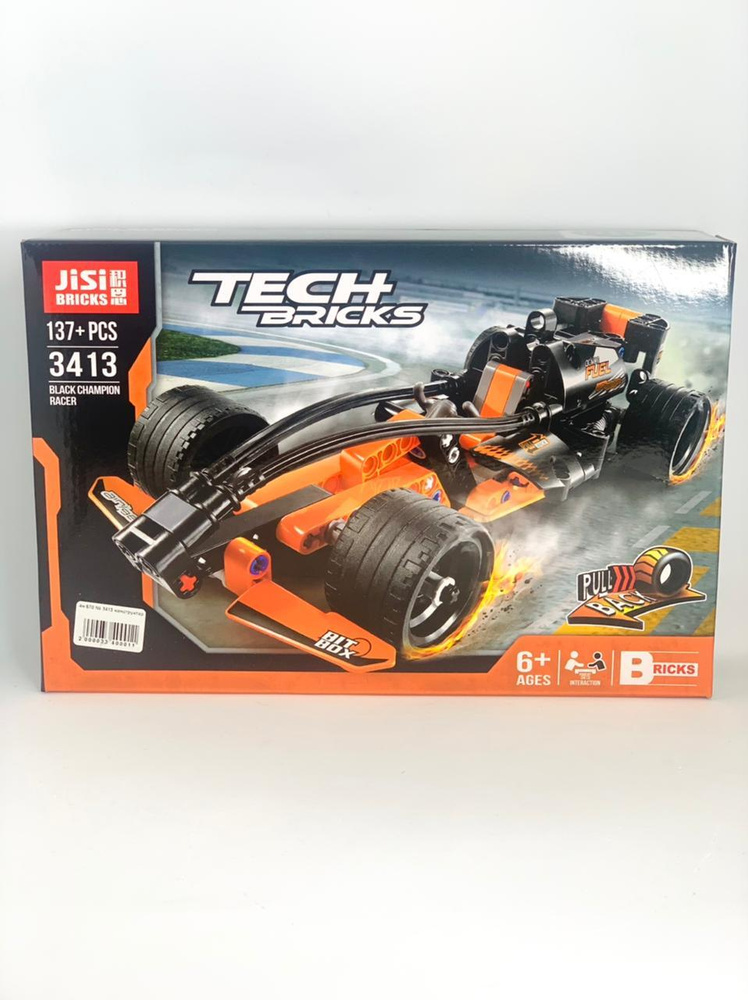 Конструктор JISI BRICKS Tech Bricks Гоночный автомобиль, модель 3413  #1