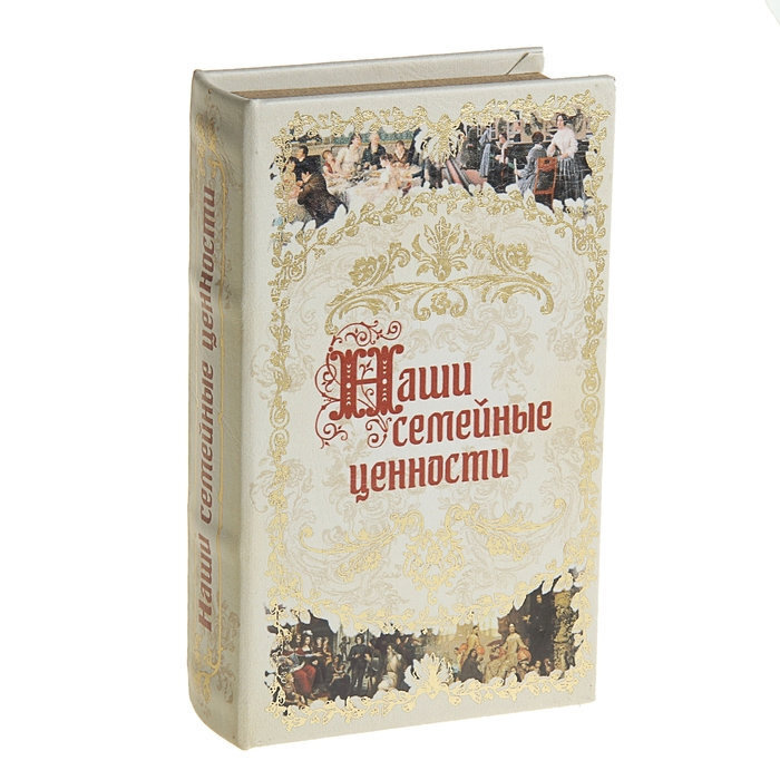 Книга-сейф, шкатулка книга "Наши семейные ценности" (21 х 14 см)  #1