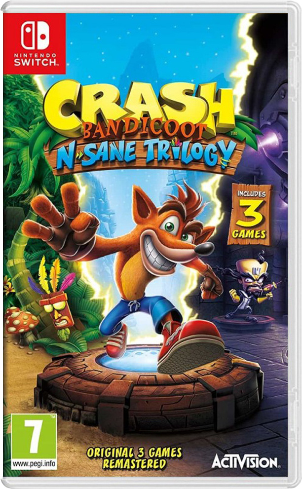 Игра Crash Bandicoot N. Sane Trilogy (Nintendo Switch, Английская версия) #1