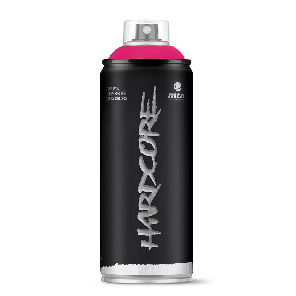 Краска аэрозольная для граффити MTN Hardcore RV-4010 розовый Magenta , полуглянцевый 400 мл  #1