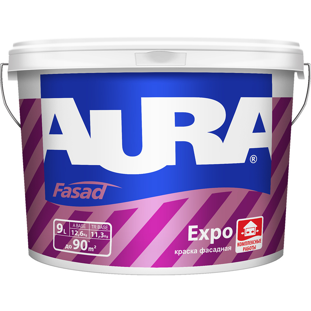 Краска фасадная Aura Fasad Expo, 9л #1