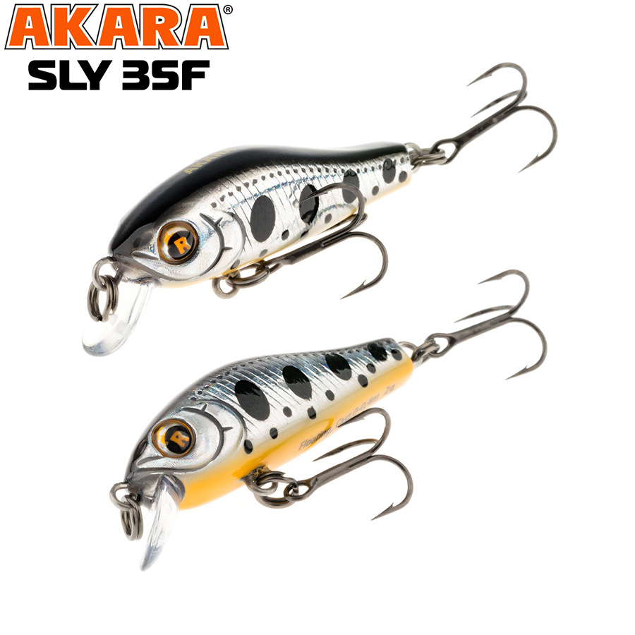 Воблер Akara Sly 35F 2,0 гр. (1/14 oz 1,4 in) A88 #1