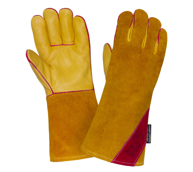 Кожаные перчатки сварщика (краги) 2Hands-Siberia T33-11 #1