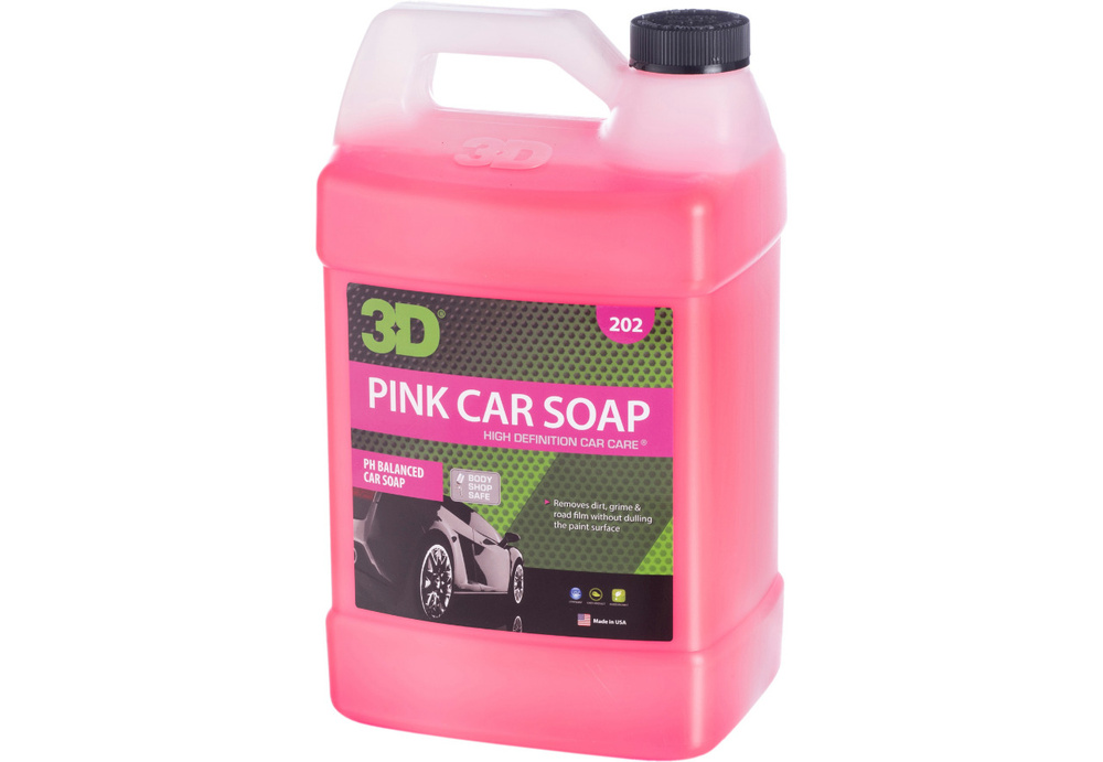 3D Car Care Автошампунь Pink Car Soap 3.78 л #1