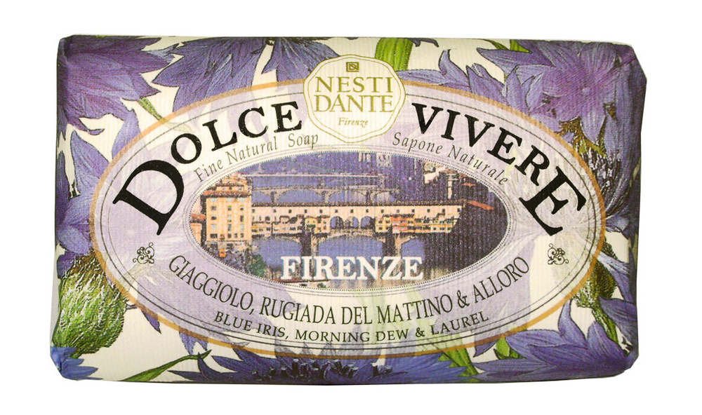 Мыло для тела c растительными экстрактами и маслами Nesti Dante Dolce Vivere Firenze Fine Natural Soap #1