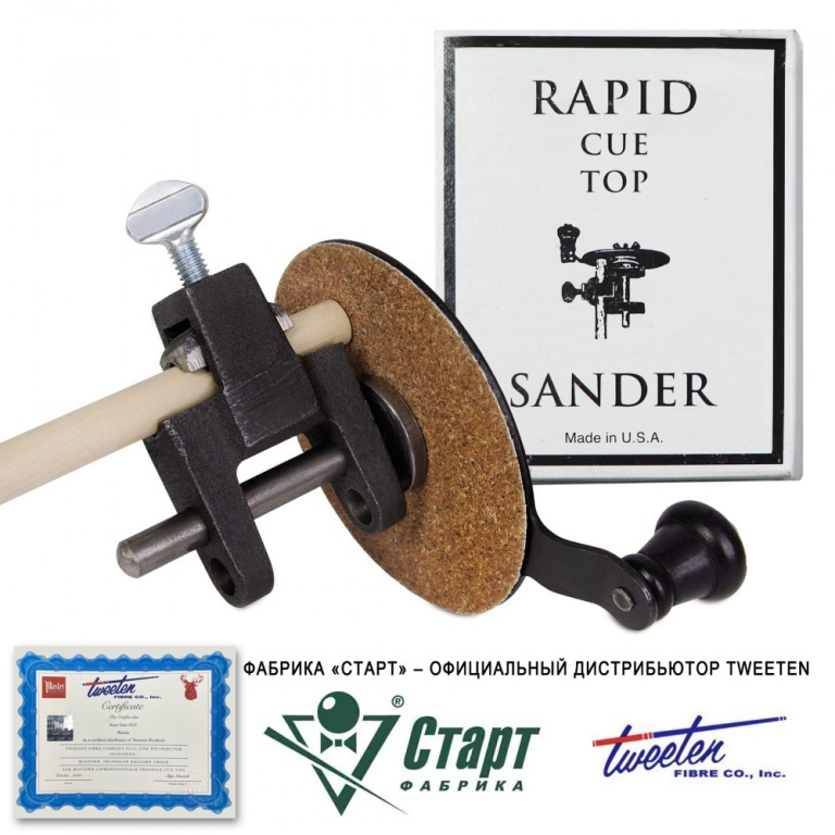 Станок для обработки шафта Tweeten Rapid Cue Top Sander #1