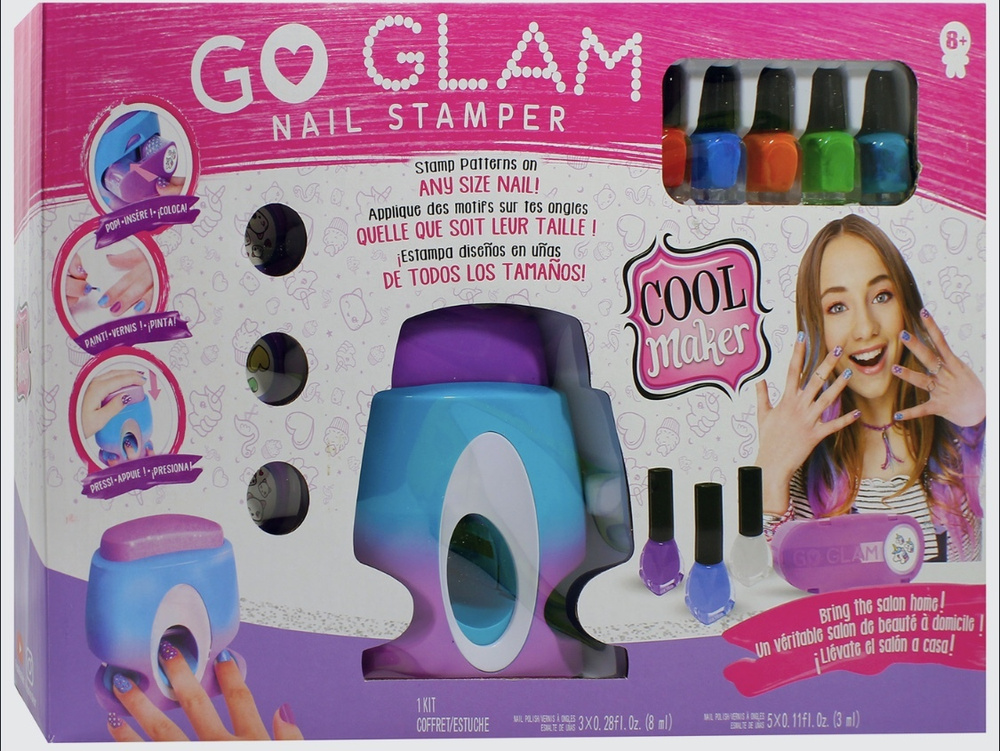 "Go Glam" Большой маникюрный набор Принтер для ногтей с аксессуарами  #1