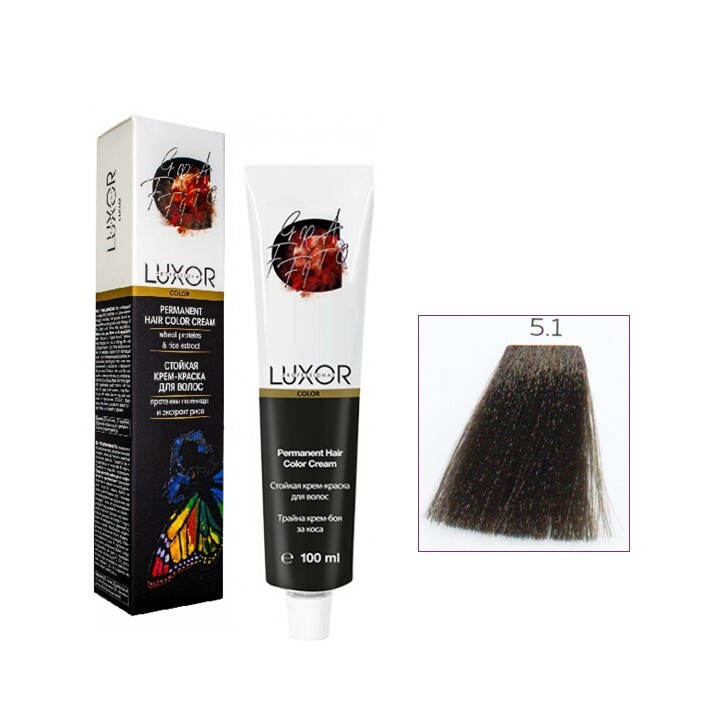 LUXOR Professional 5.1 - Светлый коричневый пепельный 100 мл. #1
