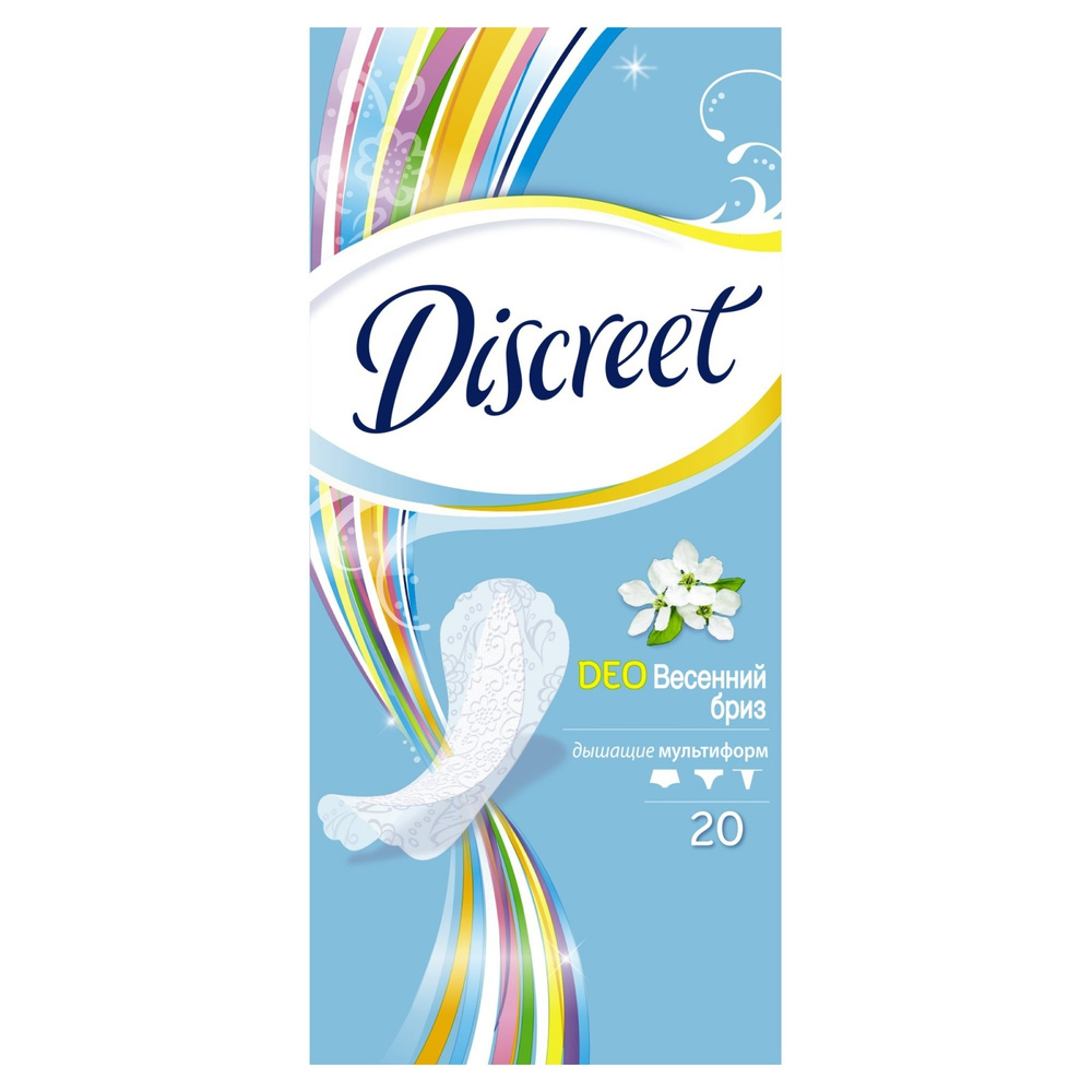 Ежедневные прокладки Always Discreet, Deo Spring Breeze Multiform, 20 шт #1