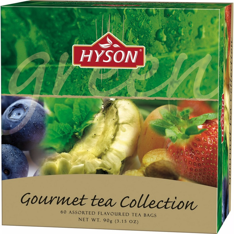 Чай HYSON зел. Gurmet Tea Collection 60 пак x 1.5гр/уп #1