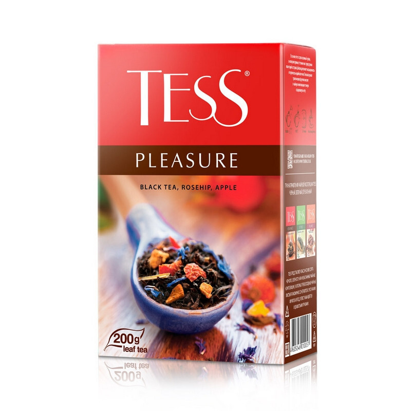 Чай Tess Pleasure листовой черный с добавками,200г #1