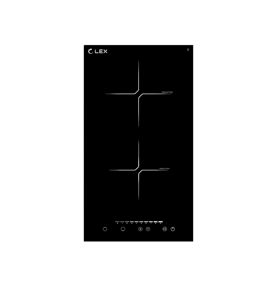 LEX Индукционная варочная панель EVI 320-2 BL, черный #1