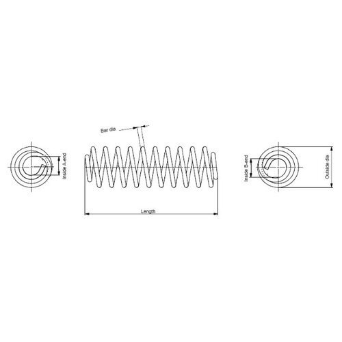 Пружина передней подвески Monroe SP0042 для Audi A4; VW Passat #1