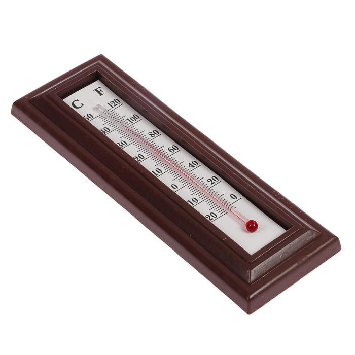 Термометр комнатный LuazON, коричневый #1