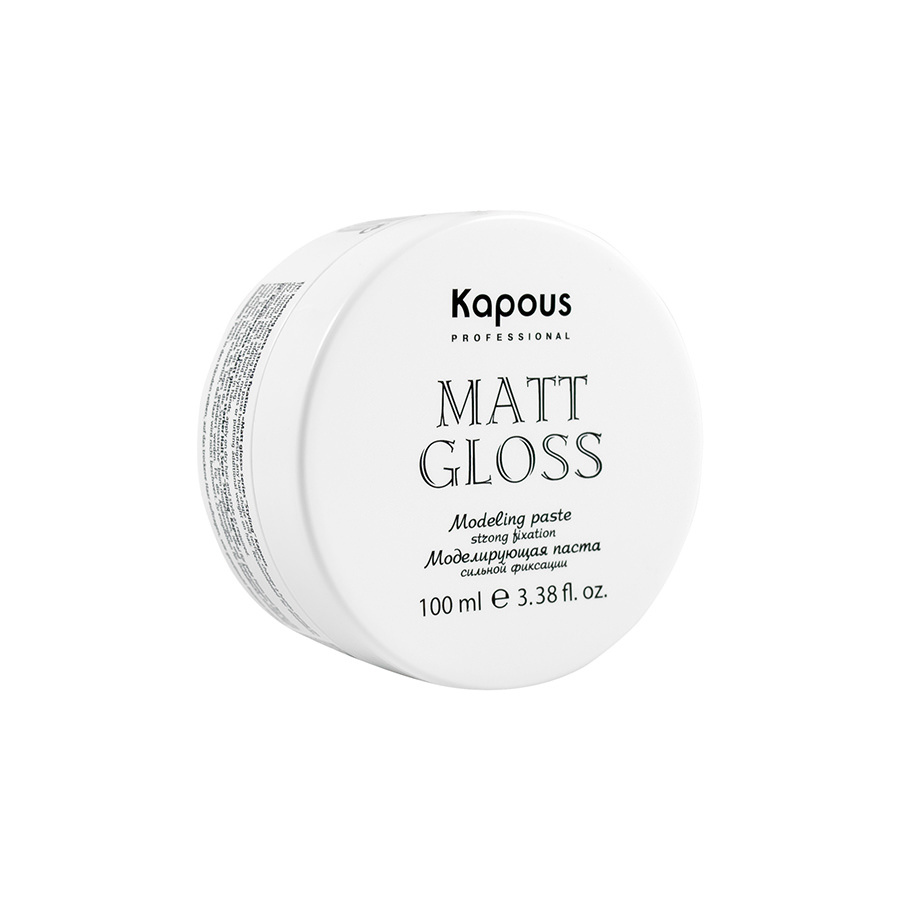 Kapous Professional Моделирующая паста для волос сильной фиксации Matt Gloss, 100 мл  #1
