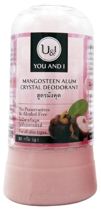 Дезодорант-кристалл с мангустином U&I, 80 г. #1