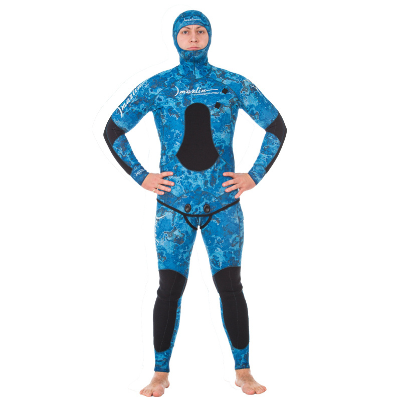 Гидрокостюм Marlin Camoskin Pro Ocean Blue 3 мм #1