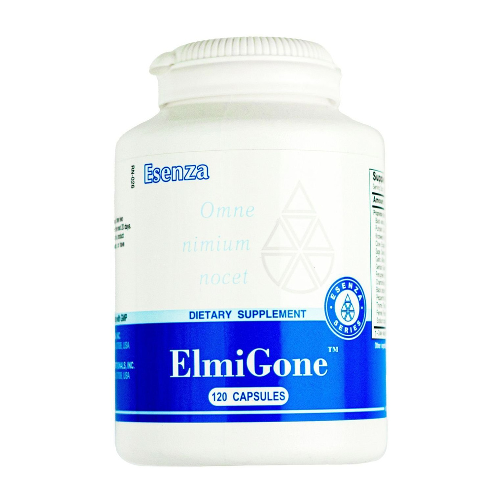 ElmiGone "Santegra". Противопаразитарное средство Эльмиган, 390 мг, 120 капсул  #1