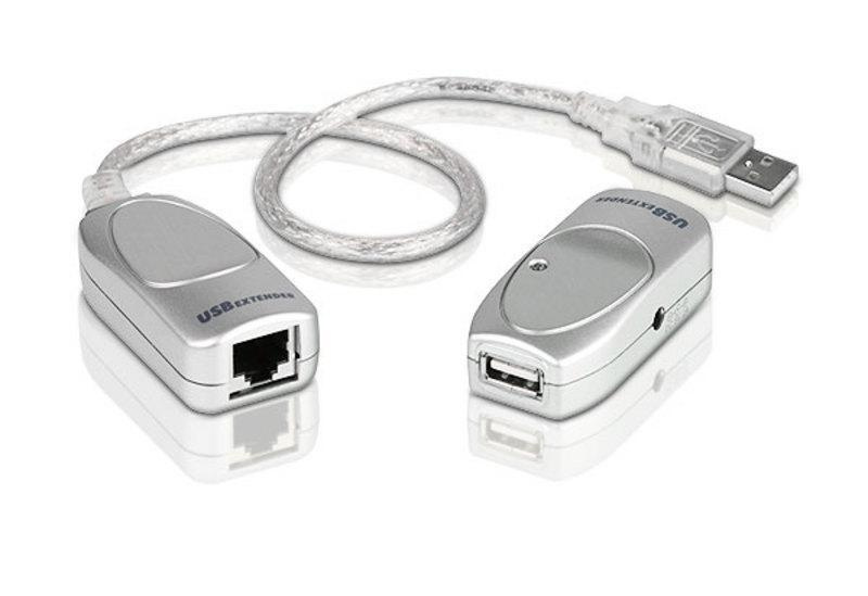 USB удлинитель ATEN UCE60 / UCE60-AT Удлинитель USB порта по витой паре до 60м  #1