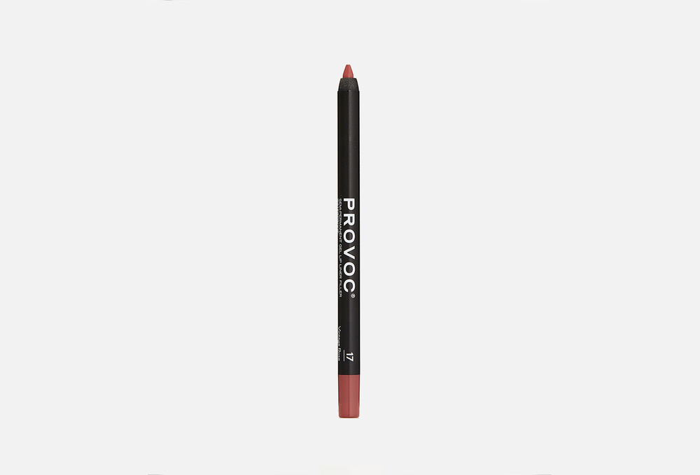 Provoc Gel Lip Liner 17 Vintage Rose Гелевая подводка в карандаше для губ  #1