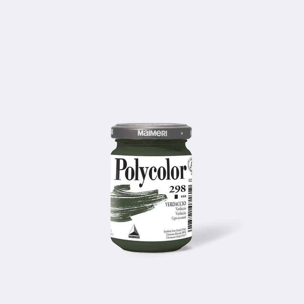 Акриловая краска Maimeri, "Polycolor" серо-зелёный 140 ml. #1