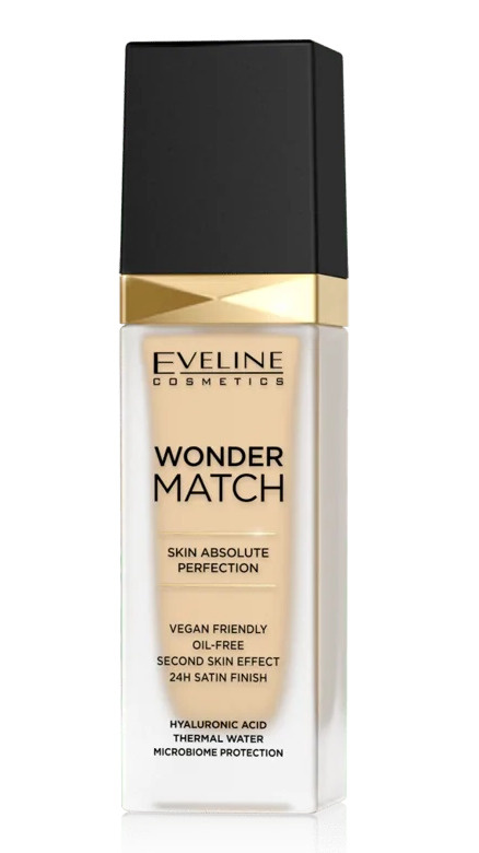 Eveline Cosmetics ТОНАЛЬНАЯ ОСНОВА WONDER MATCH, АДАПТИРУЮЩАЯСЯ, тон 05/LIGHT PORCELAIN, 30 мл  #1