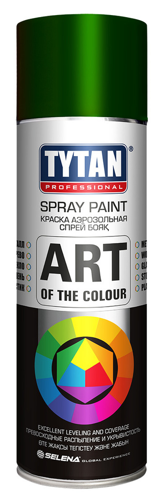 Аэрозольная краска Tytan Professional Art of the Сolour RAL 6005, темно-зеленая 400 мл  #1