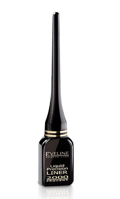 Eveline Cosmetics Подводка для глаз LIQUID PRECISION LINER 2000 PROCENT, черная, 4 мл  #1