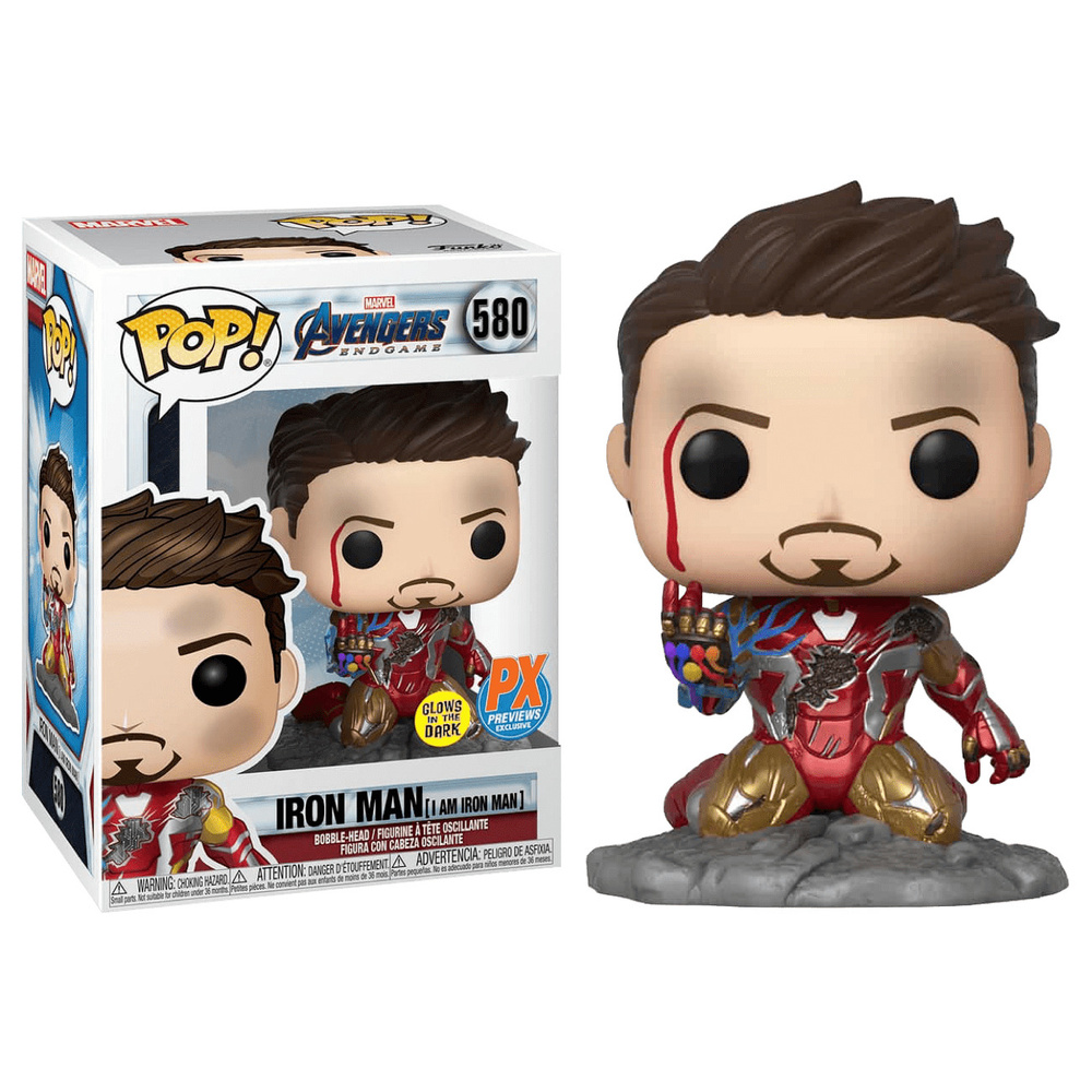 Фигурка Funko Pop! Avengers: Iron Man (стикер PX (Фанко Поп Железный человек из фильма Мстители: Финал)) #1