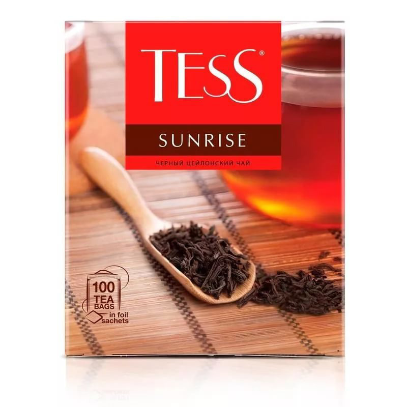 Чай Tess Sunrise цейлонский черный (1.8г х 100шт), 180г #1