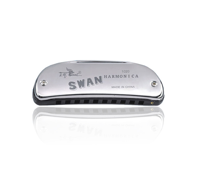 Губная гармошка диатоническая, Swan SW1020-15G #1