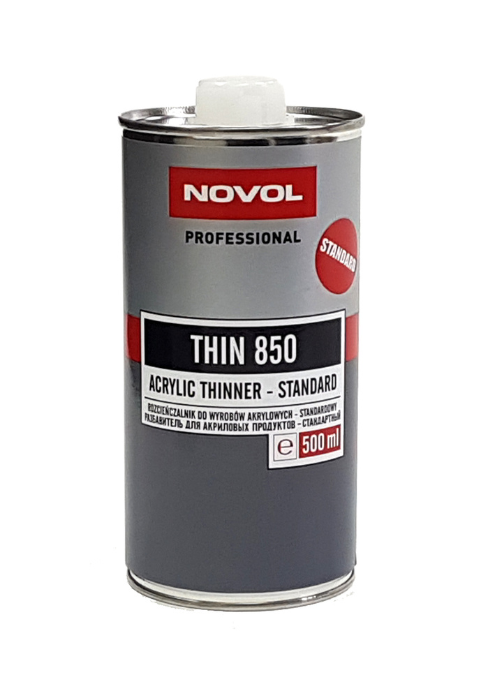 Разбавитель для акриловых продуктов Novol Thin 850 Acrylic Thinner Standart 0,5 л.  #1