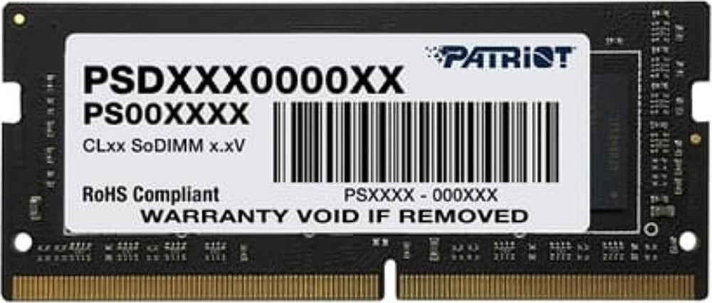 Patriot Memory Оперативная память Signature DDR4 3200 МГц 1x8 ГБ (PSD48G320081S)  #1