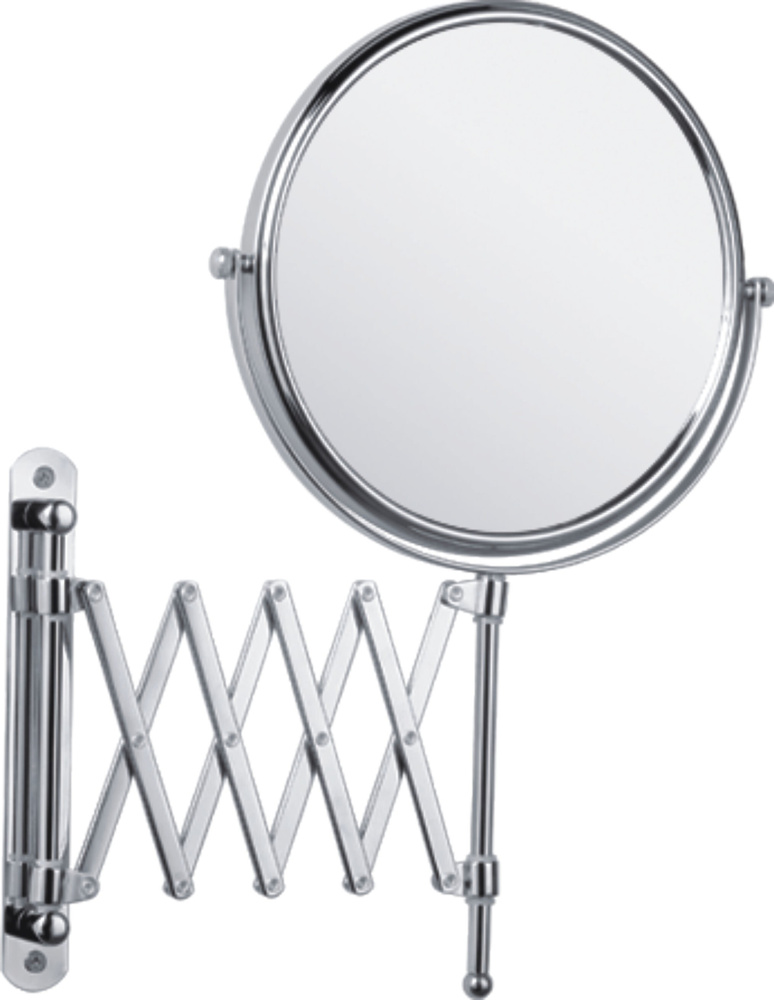 Зеркало для ванной Haiba HB6408 увеличительное настенное, диаметр 20 см  #1