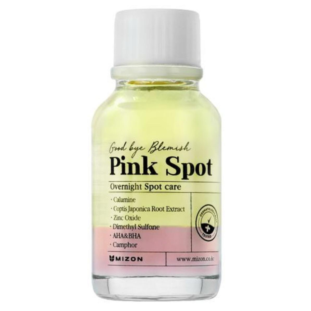 MIZON Эффективное ночное средство для борьбы с акне и воспалениями кожи Good bye Blemish Pink Spot 19 #1