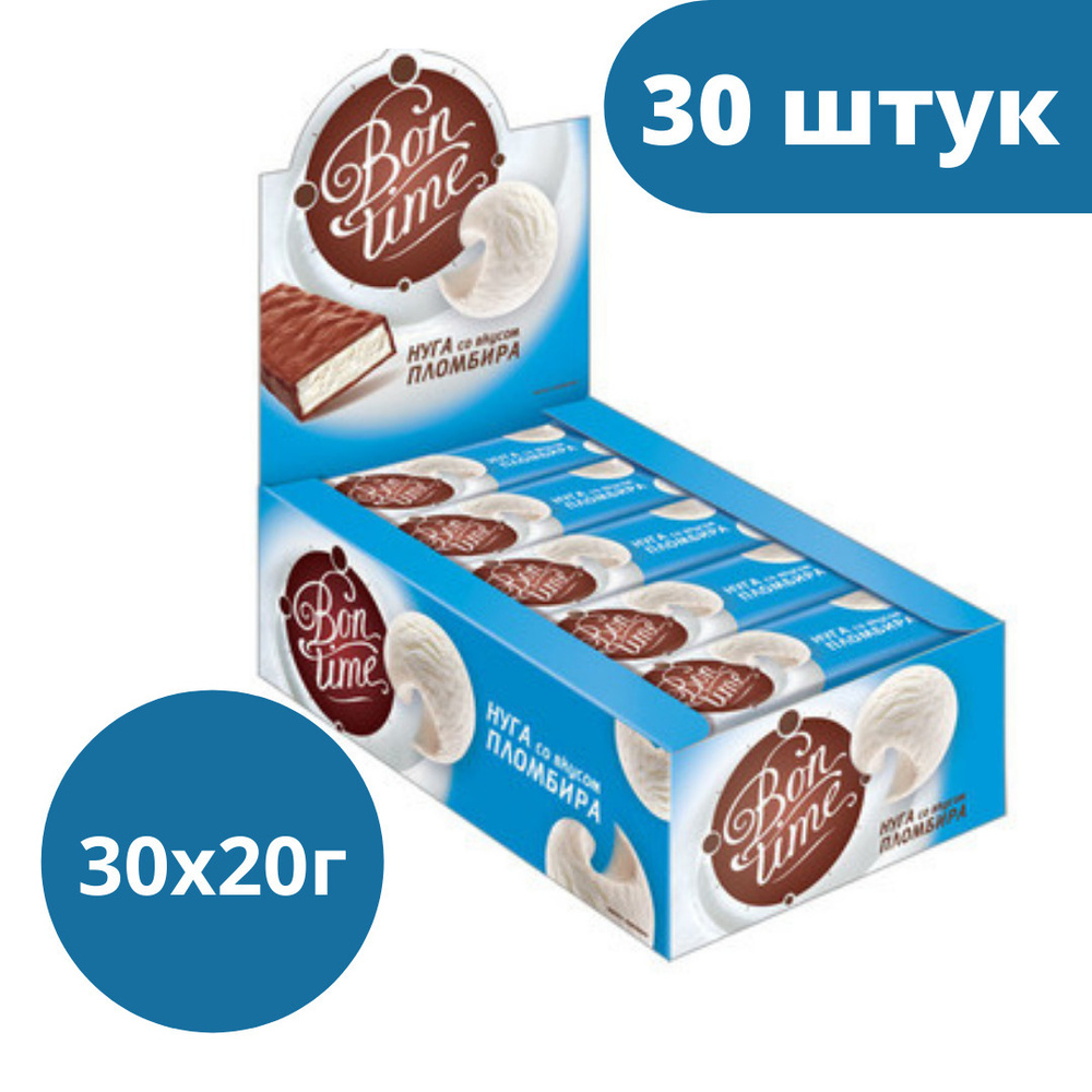 Батончик Бон-Тайм, 20 г (упаковка 30 шт.) #1