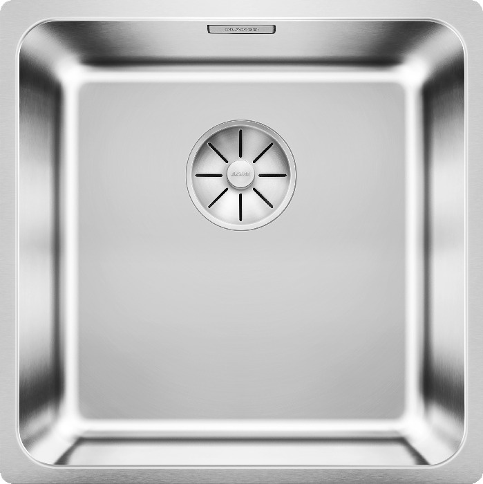 Кухонная мойка Blanco SOLIS 400-U InFino нерж.сталь пол. мойка (стоп) 526117  #1