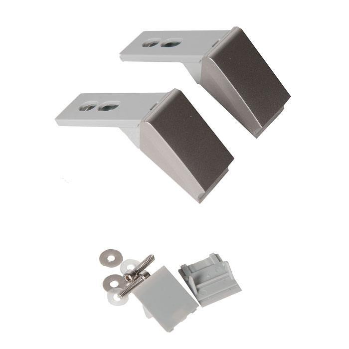 Ремкомплект ручки двери для холодильника Liebherr (Либхер) серебро  #1