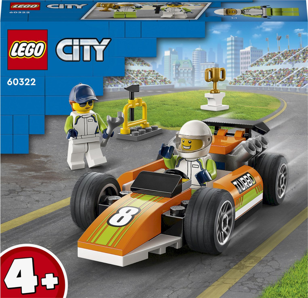 Конструктор LEGO City Great Vehicles 60322 Гоночный автомобиль #1