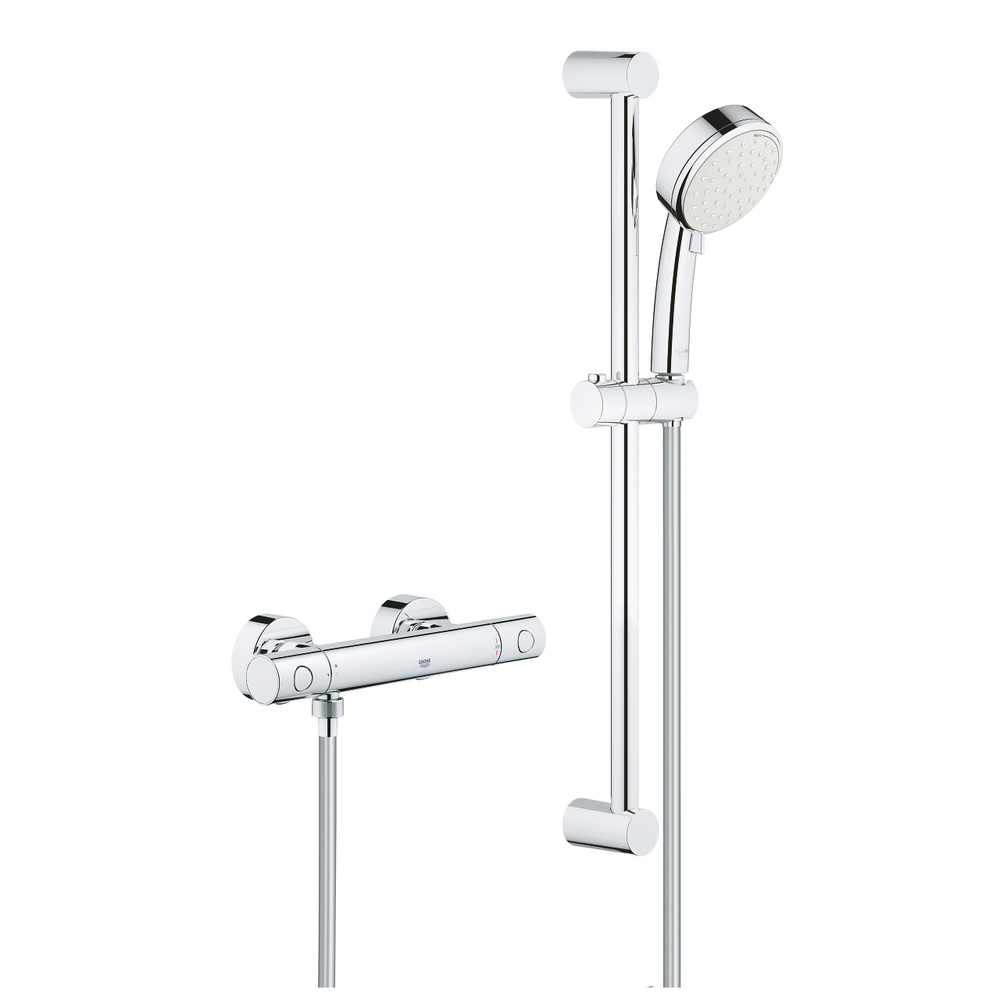 Термостат для душа с душевым гарнитуром Grohe Grohtherm 800 Cosmopolitan 34768 000 (34768000) хром  #1