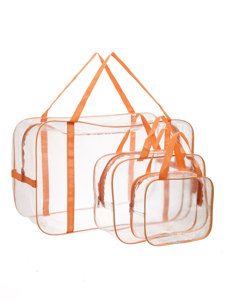 Прозрачная сумка в роддом 3 в 1 для мамы и малыша #1