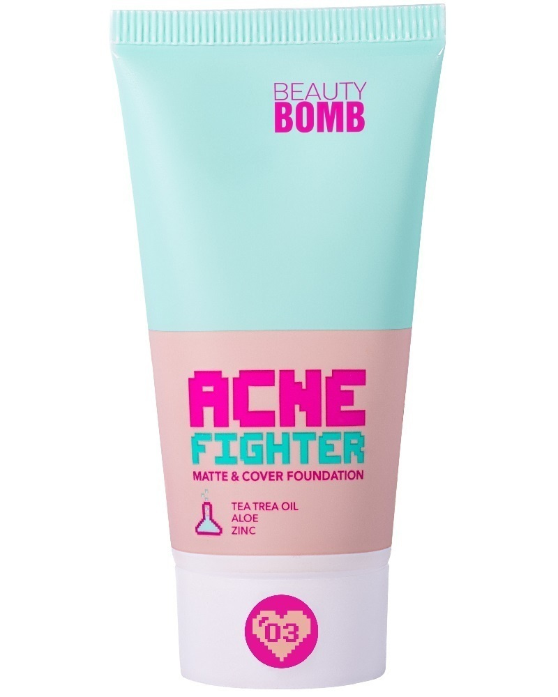 Beauty Bomb Тональный крем ACNE FIGHTER, тон 03 #1