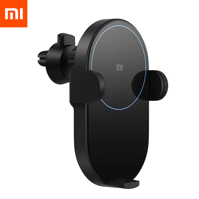 Автомобильный держатель Xiaomi Wireless Car Charger с беспроводной зарядкой 20W черный  #1