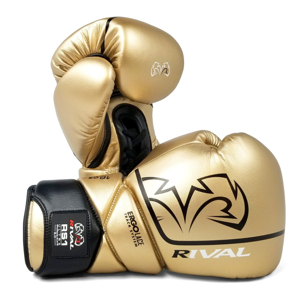 Перчатки боксерские RIVAL RS1 ULTRA SPARRING GLOVES 2.0, 16 унций, золотые  #1